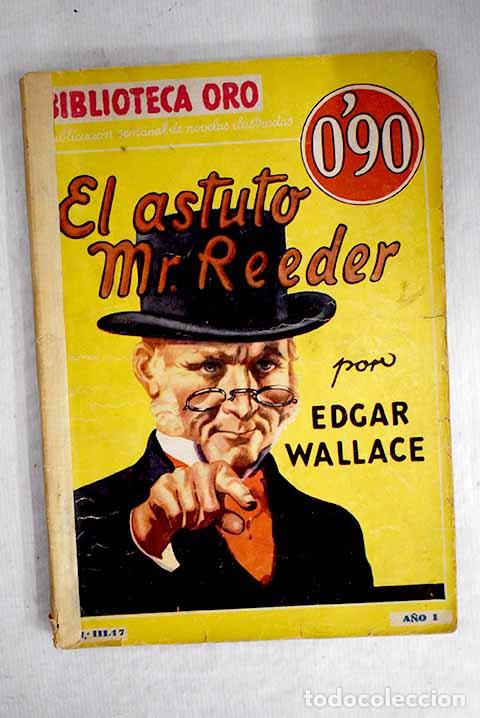 Libros: El astuto Mr. Reeder.- Wallace, Edgar - Foto 1