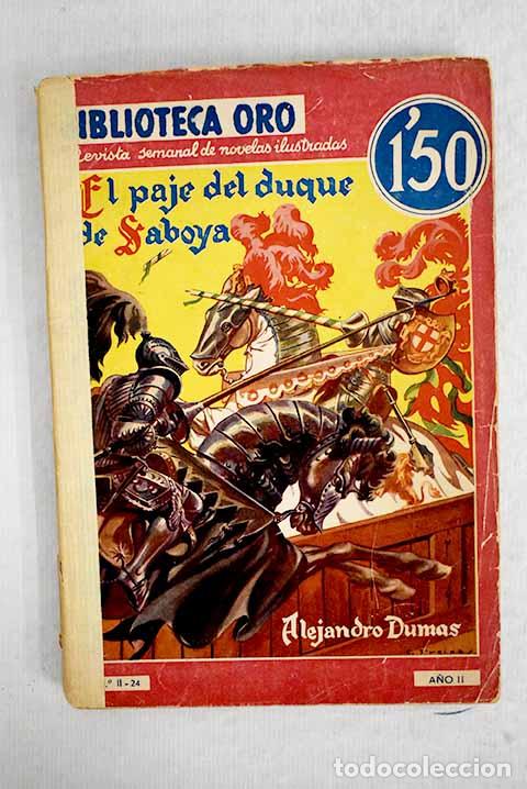 Libros: El paje del duque de Saboya.- Dumas, Alejandro - Foto 1