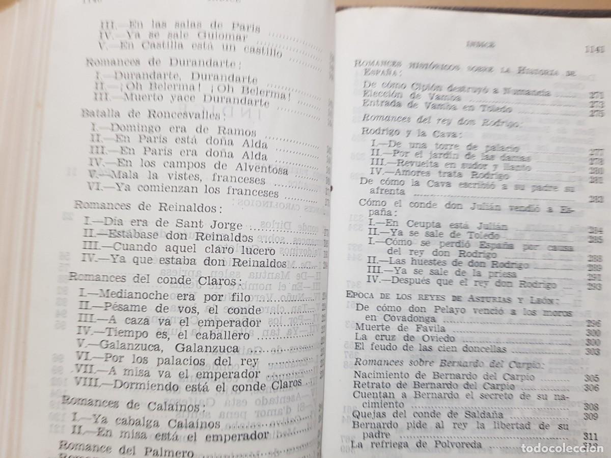 Libros: ROMANCERO ESPA&Ntilde;OL - ED. AGUILAR - 1961 - Foto 22