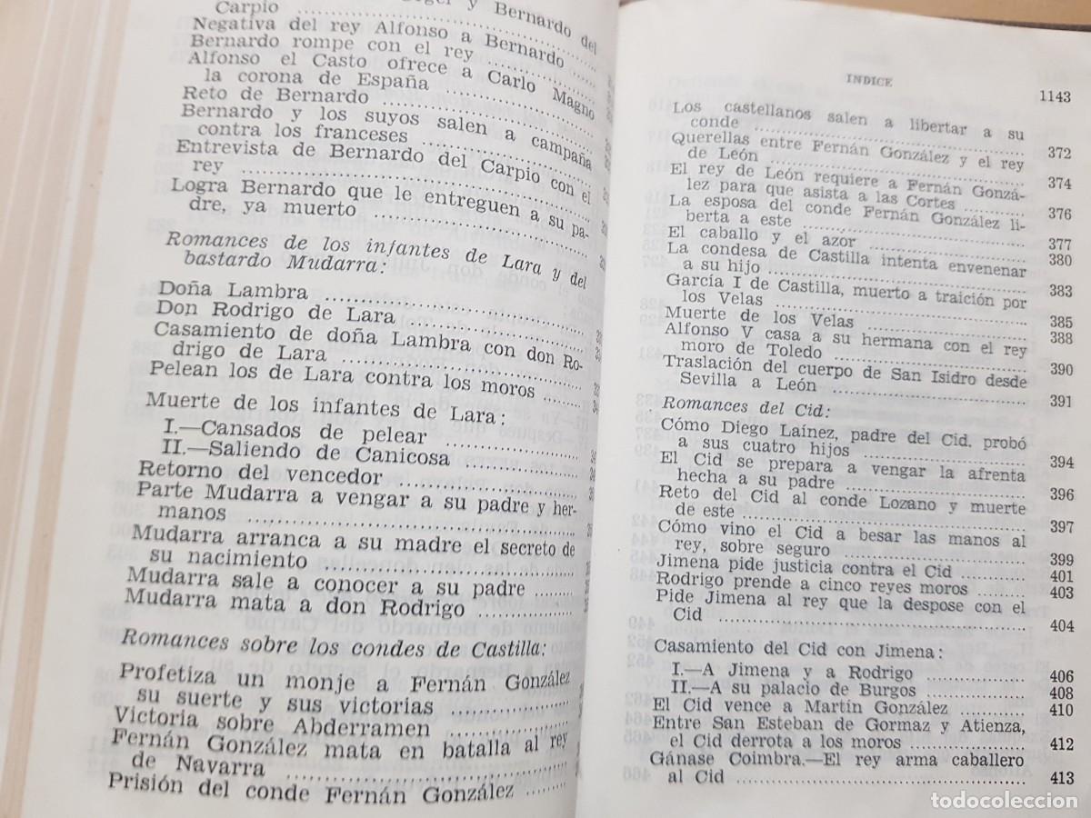 Libros: ROMANCERO ESPA&Ntilde;OL - ED. AGUILAR - 1961 - Foto 23