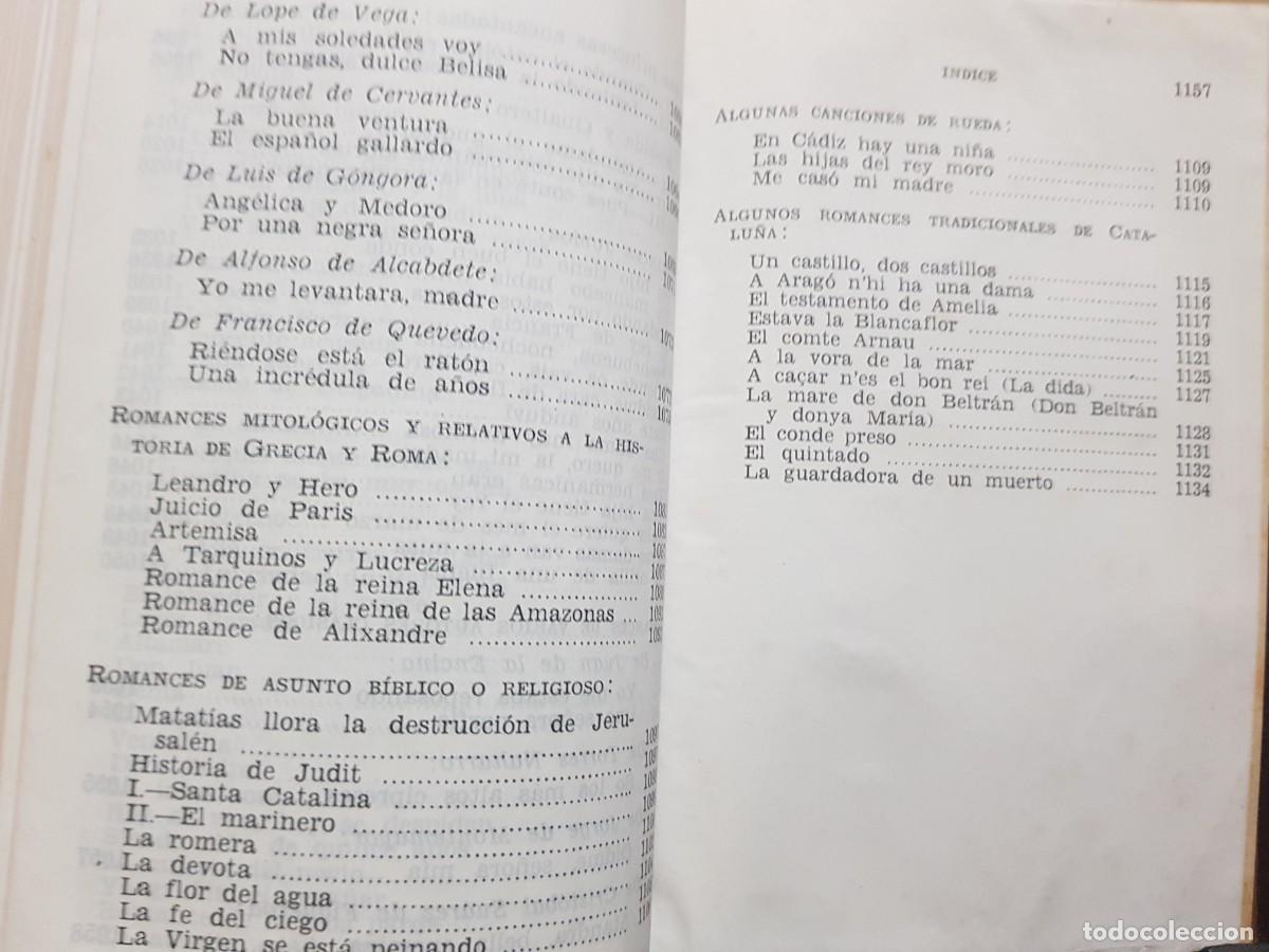 Libros: ROMANCERO ESPA&Ntilde;OL - ED. AGUILAR - 1961 - Foto 25