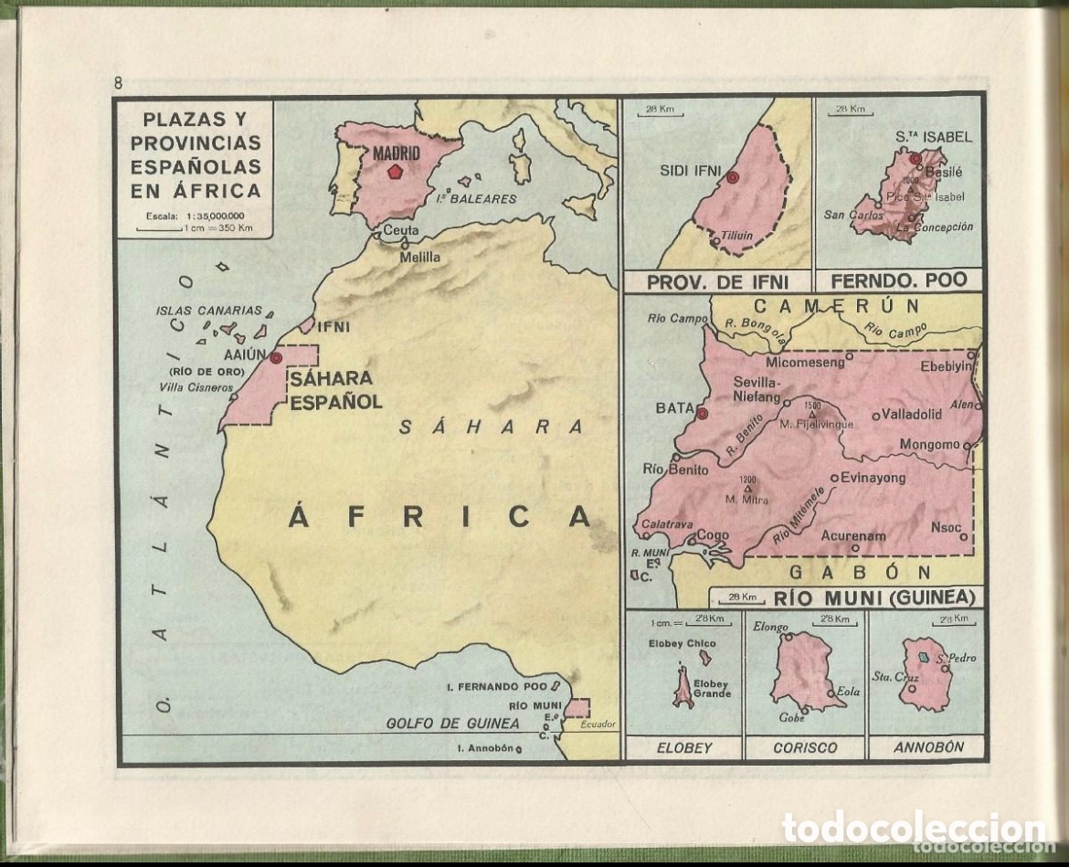 Libros: Atlas universal , escolar de 1967, - Foto 3
