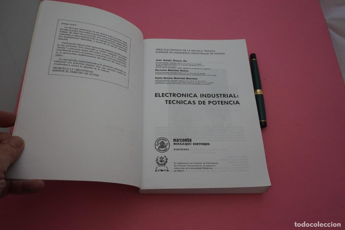 B&uuml;cher: AMF-3H/ ELECTRONICA INDUSTRIAL - TECNICAS DE POTENCIA - JUAN ANDRES GUALDA GIL / BOIXAREU EDITORES