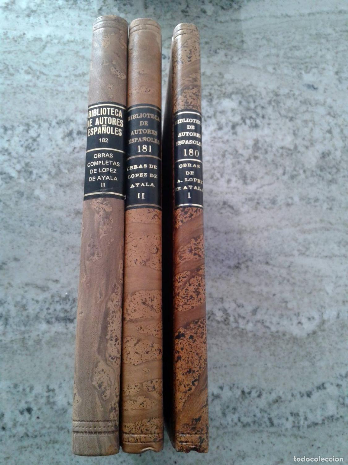 Libros: Adelardo L&oacute;pez de Ayala - OBRAS COMPLETAS. I, II y III. Completa. - Foto 2