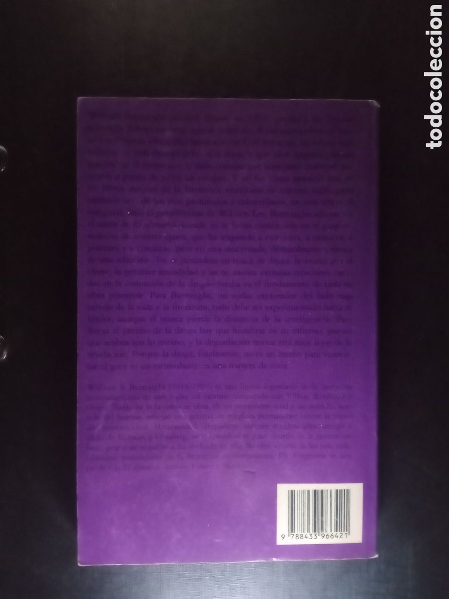 Libros: Yonqui William s burroughs anagrama - Foto 2