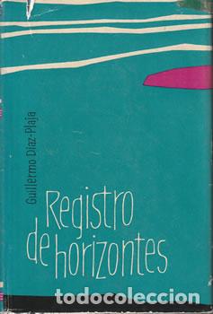 Libros: Registro de horizontes - Guillermo D&iacute;az-Plaja - Foto 1