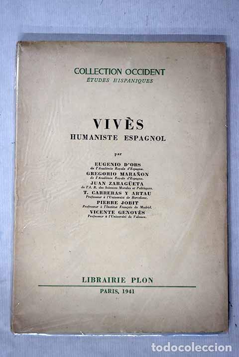 Libros: Vives, humaniste espagnol.- Vives, Luis - Foto 1