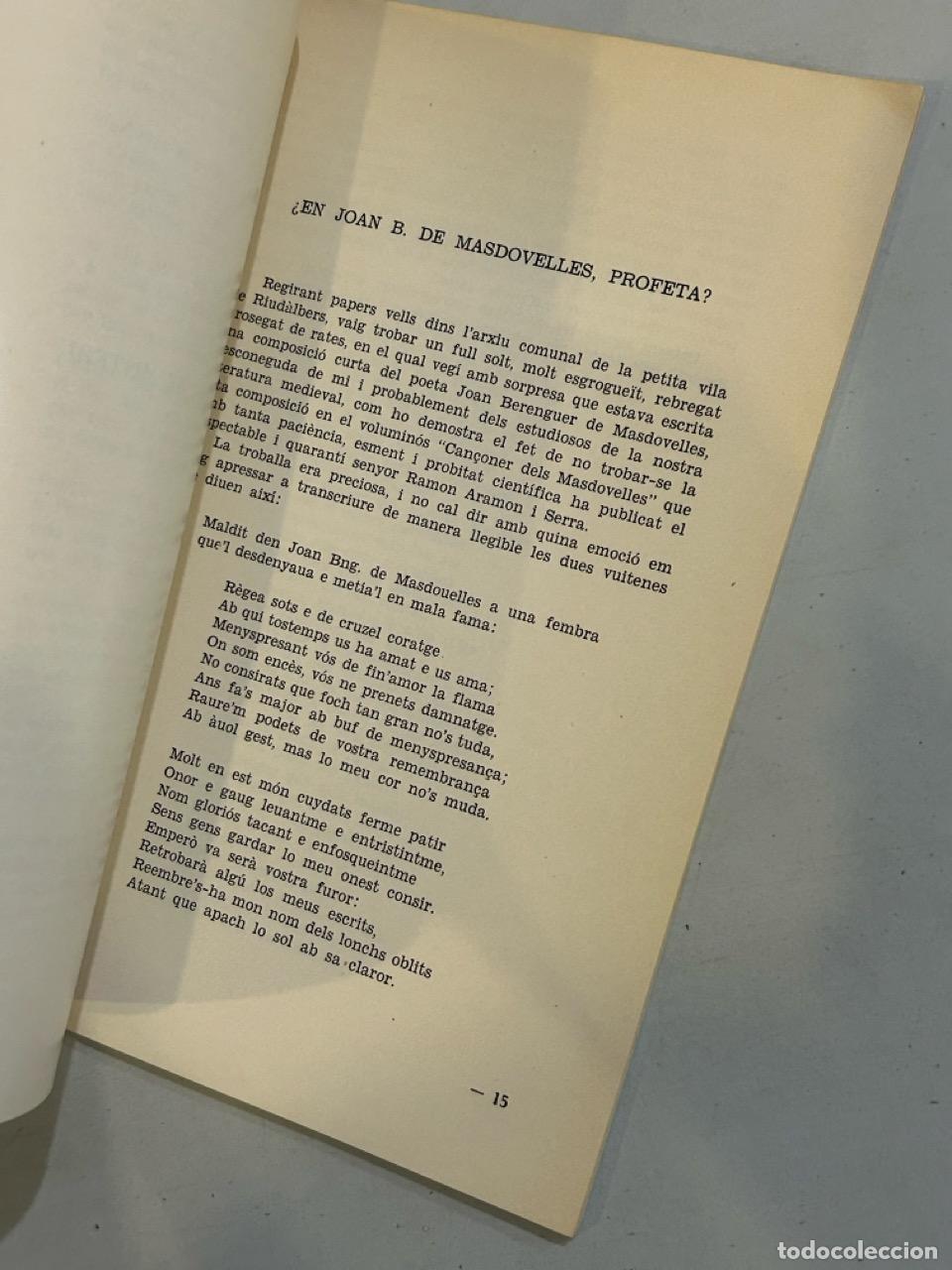 Libros: Francesc de B. Moll - Versos de la ceba - Foto 2