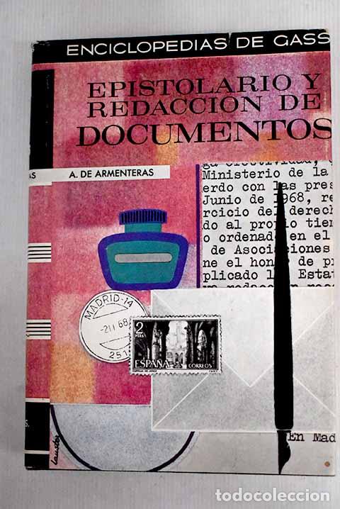 Libros: Epistolario y redacci&oacute;n de documentos.- Armenteras, Antonio de - Foto 1