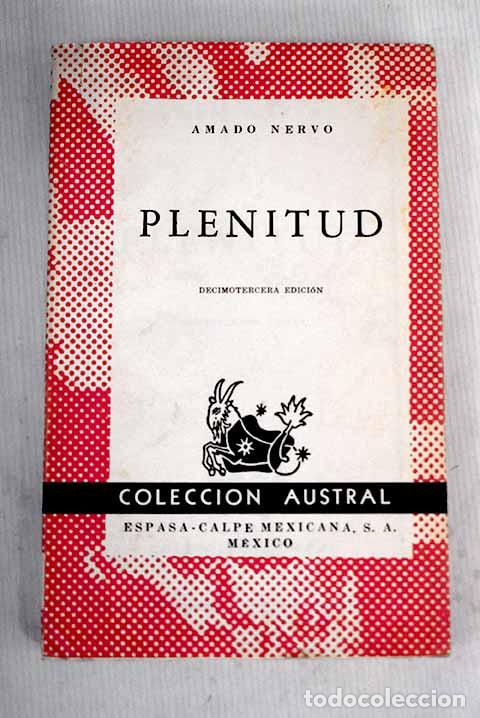 Libros: Plenitud: Nervo, Amado.- Nervo, Amado - Foto 1