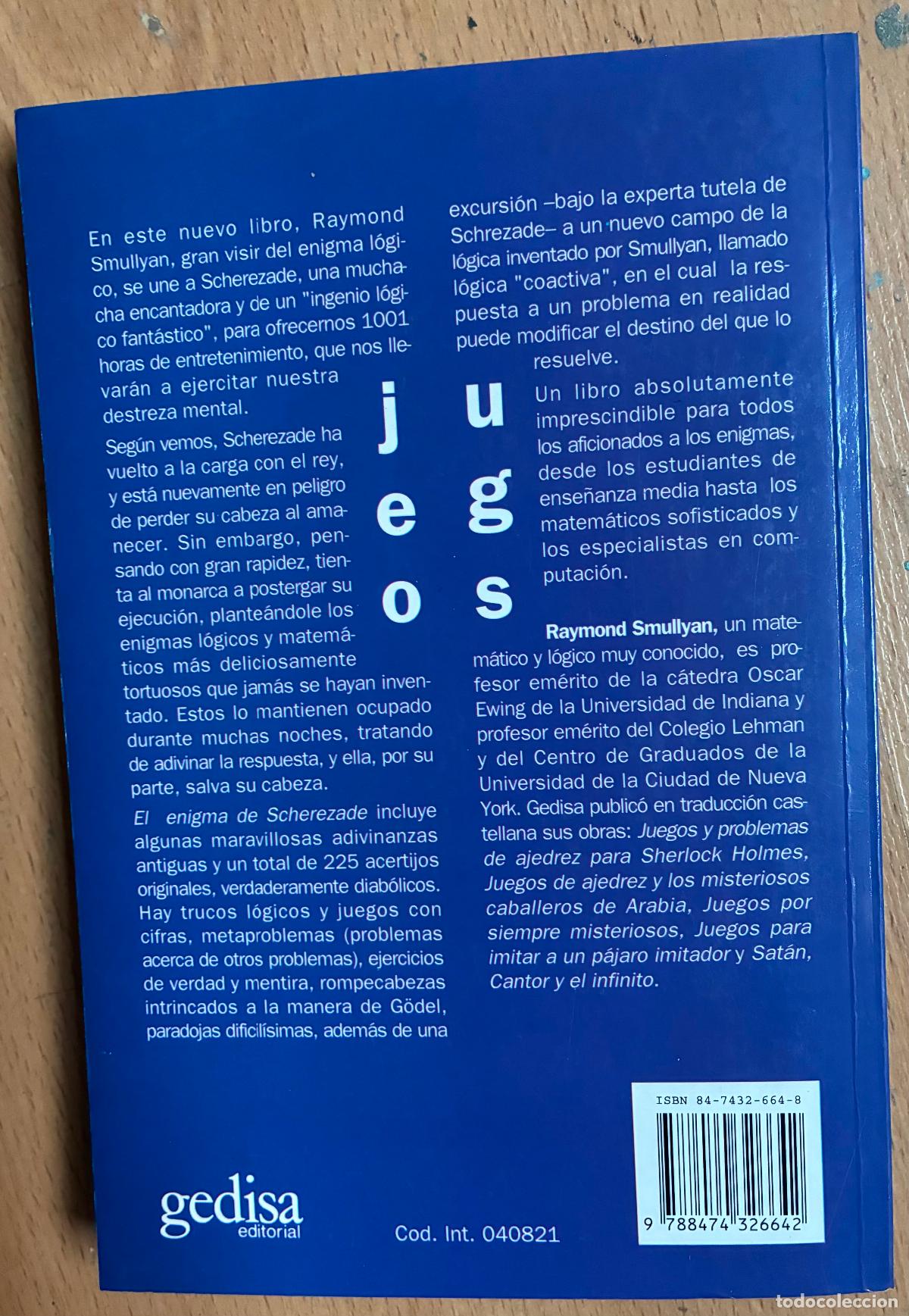 Libros: el enigma de scherezade, Raymond Smullyan - Foto 2