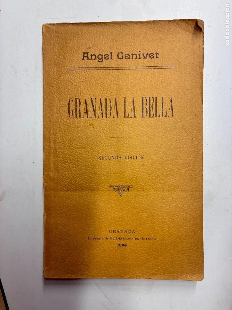 Libros: GRANADA LA BELLA. (2&ordf; EDICI&Oacute;N). - ANGEL GANIVET. - Foto 1