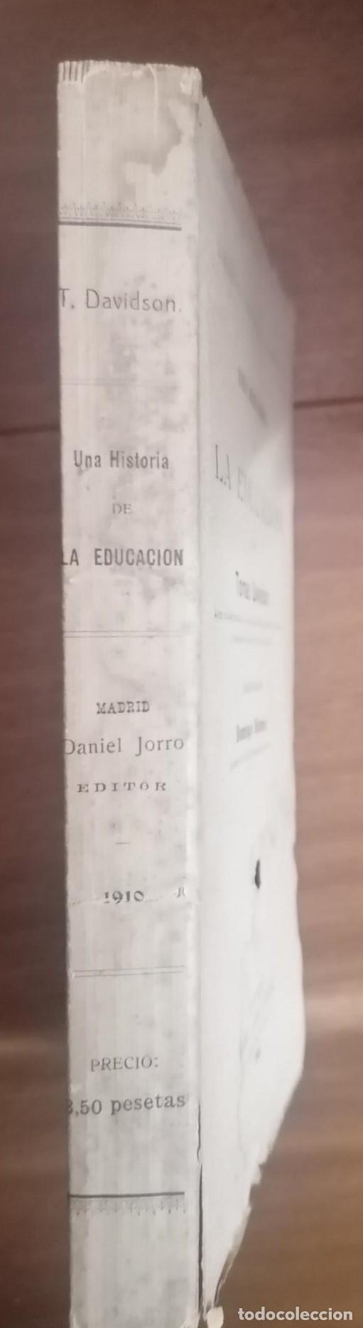 Libros: Tom&aacute;s Davidson - UNA HISTORIA DE LA EDUCACI&Oacute;N - Foto 2