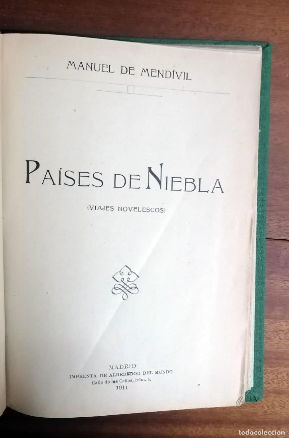 Libros: Manuel De Mendivil - PAISES DE NIEBLA - Foto 3