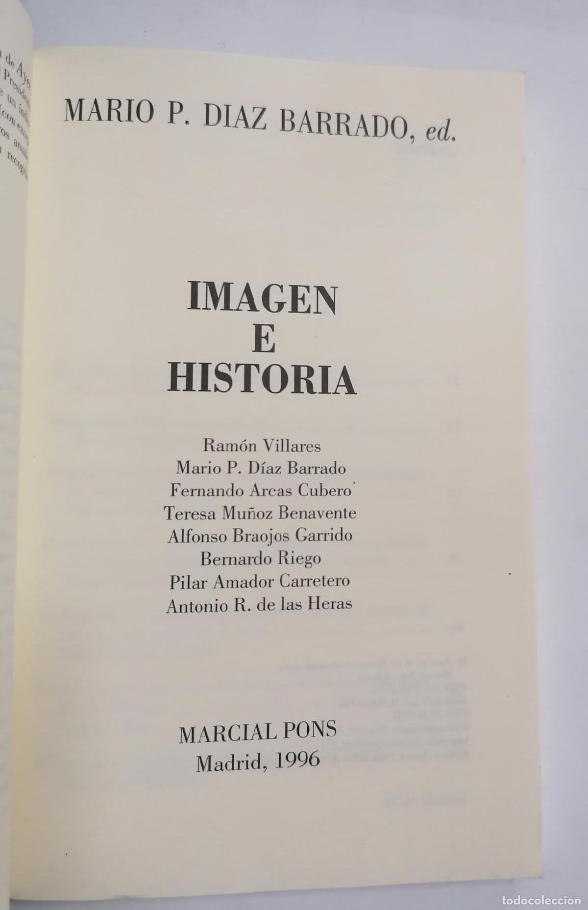 Libros: Mario P. Diaz Barrado, Ed. - IMAGEN E HISTORIA. (Ayer) - Foto 2