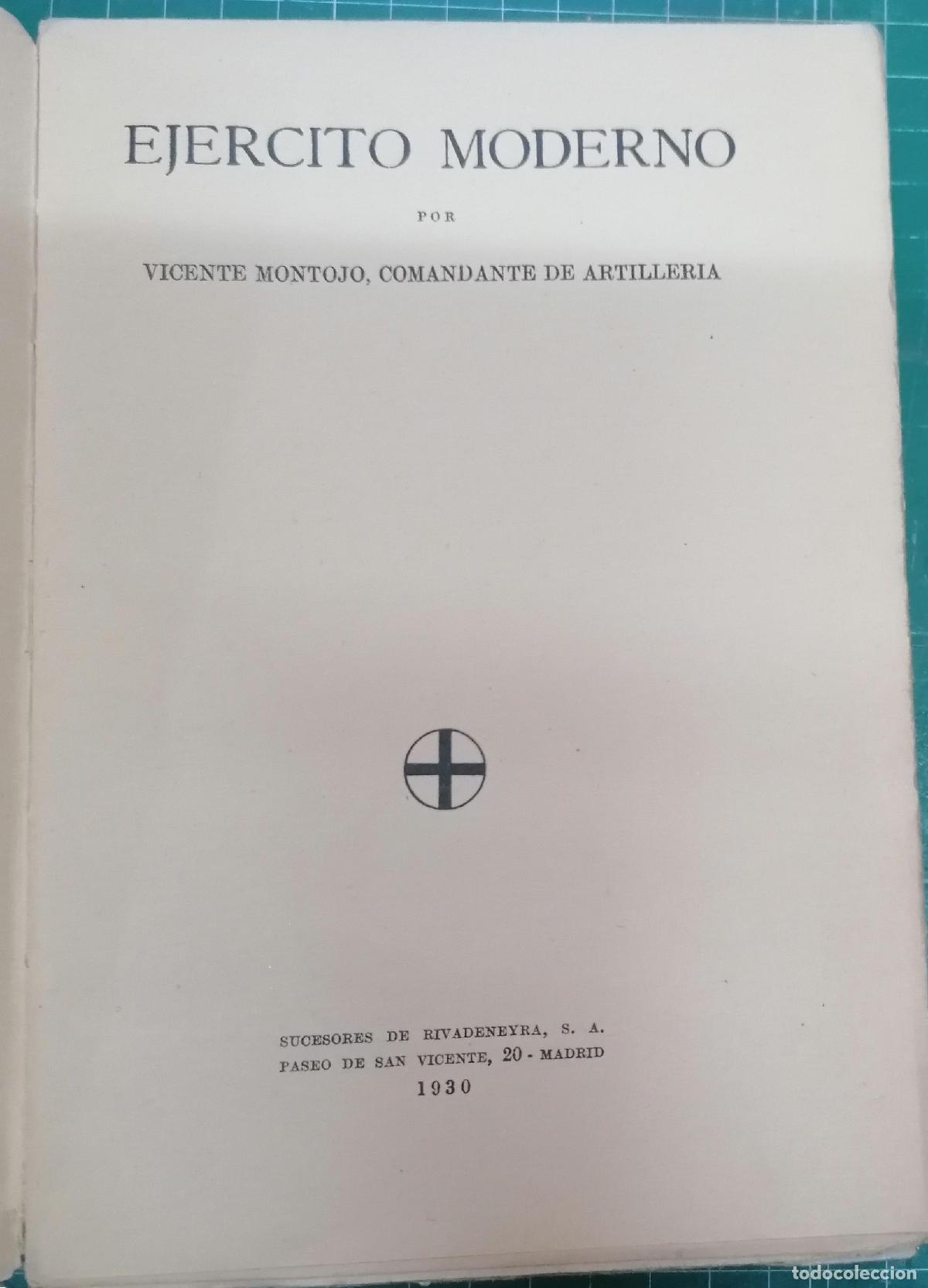 Libros: Montojo, Vicente - EL EJ&Eacute;RCITO MODERNO - Foto 2