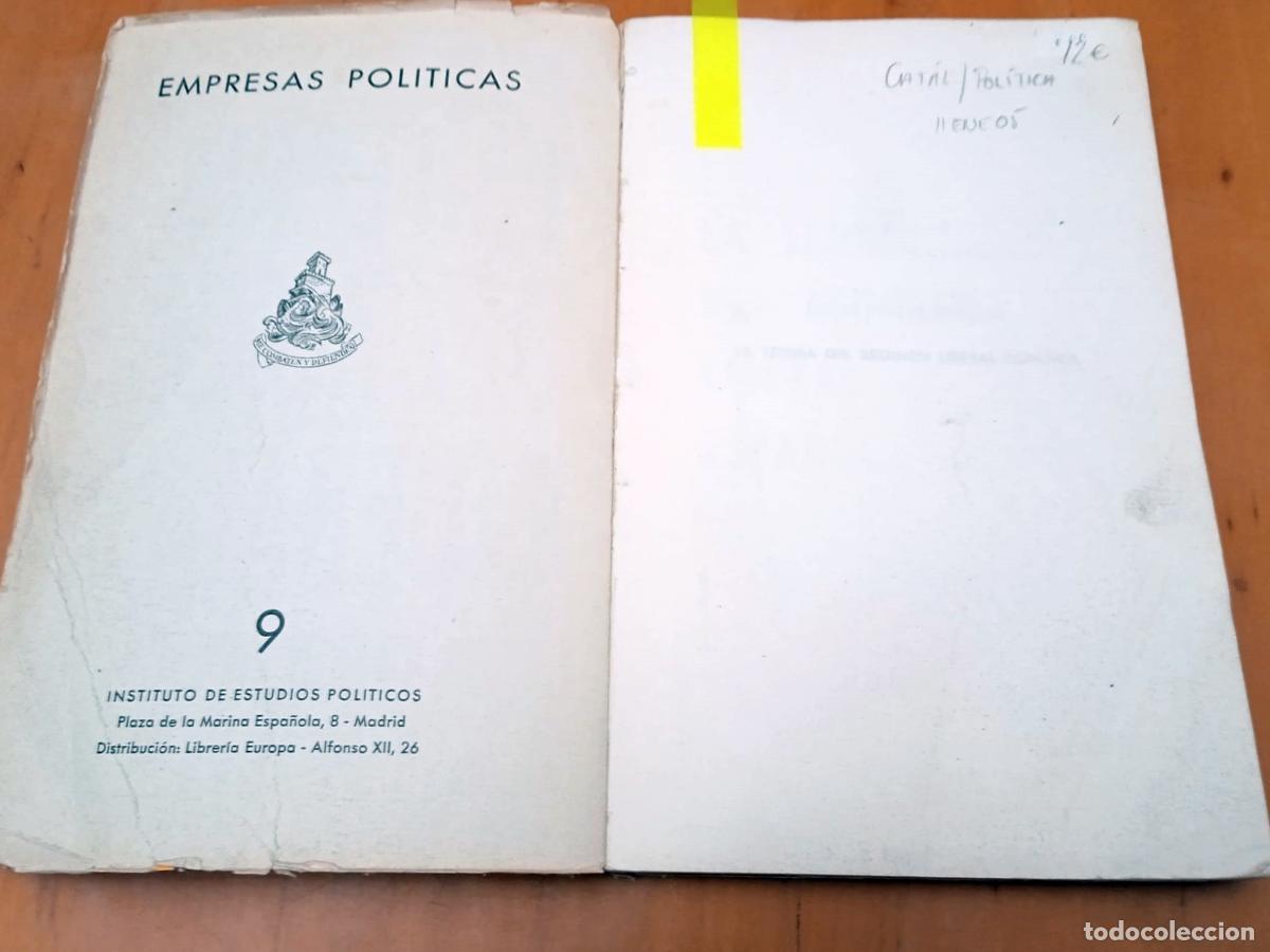 Libros: Comellas, Jos&eacute; Luis - LA TEOR&Iacute;A DEL R&Eacute;GIMEN LIBERAL ESPA&Ntilde;OL - Foto 3