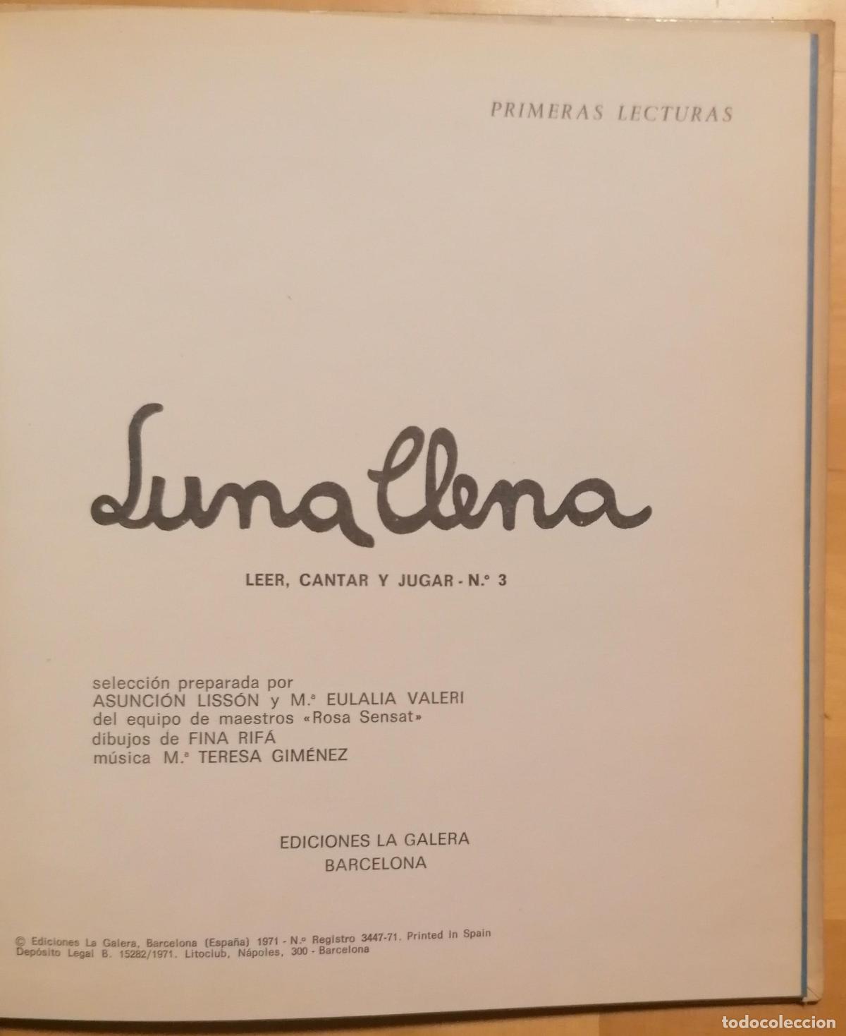 Libros: LUNA LLENA. LEER, CANTAR Y JUGAR N&ordm; 3 - Foto 4