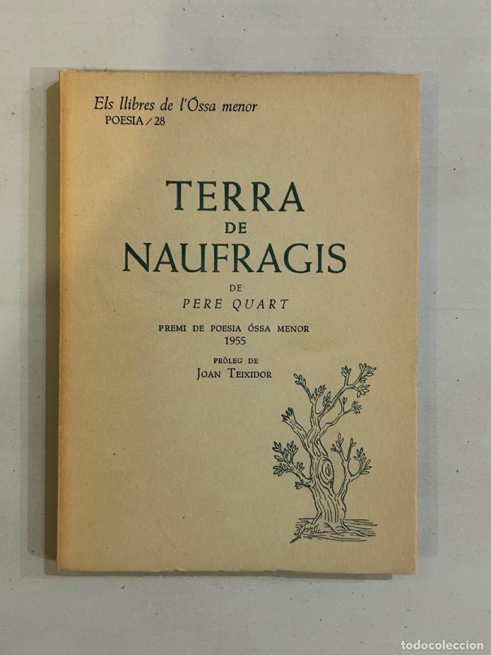 Libros: Pere Quart - Terra de naufragis - Foto 1
