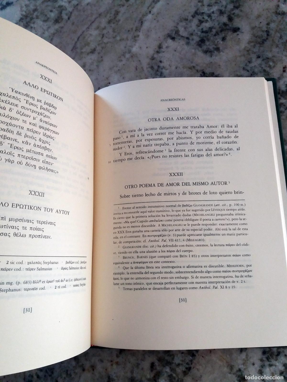 Libros: Anacreonte - ANACREONTICAS - Foto 4