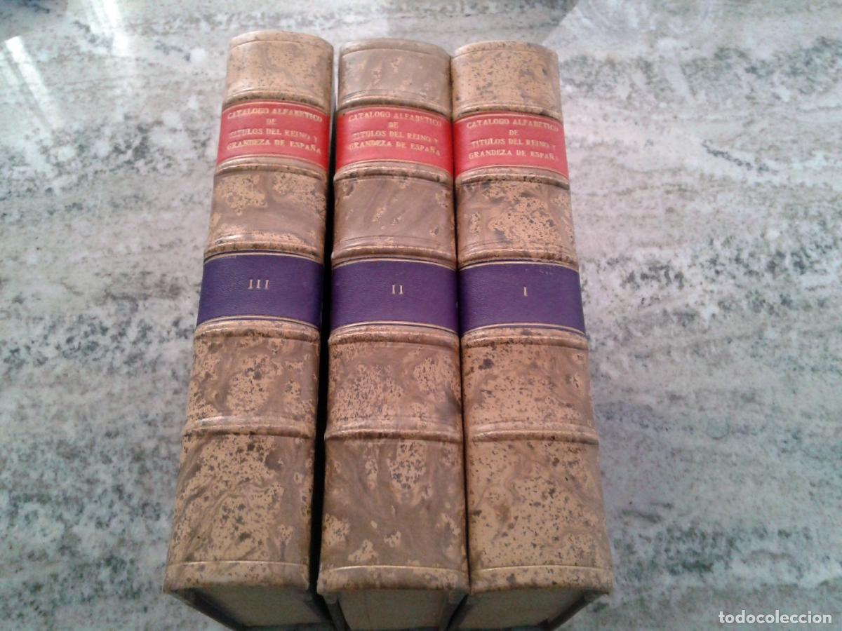 B&uuml;cher: CAT&Aacute;LOGO ALFAB&Eacute;TICO DE LOS DOCUMENTOS REFERENTES A T&Iacute;TULOS DEL REINO Y GRANDEZAS DE ESPA&Ntilde;A. Conserva