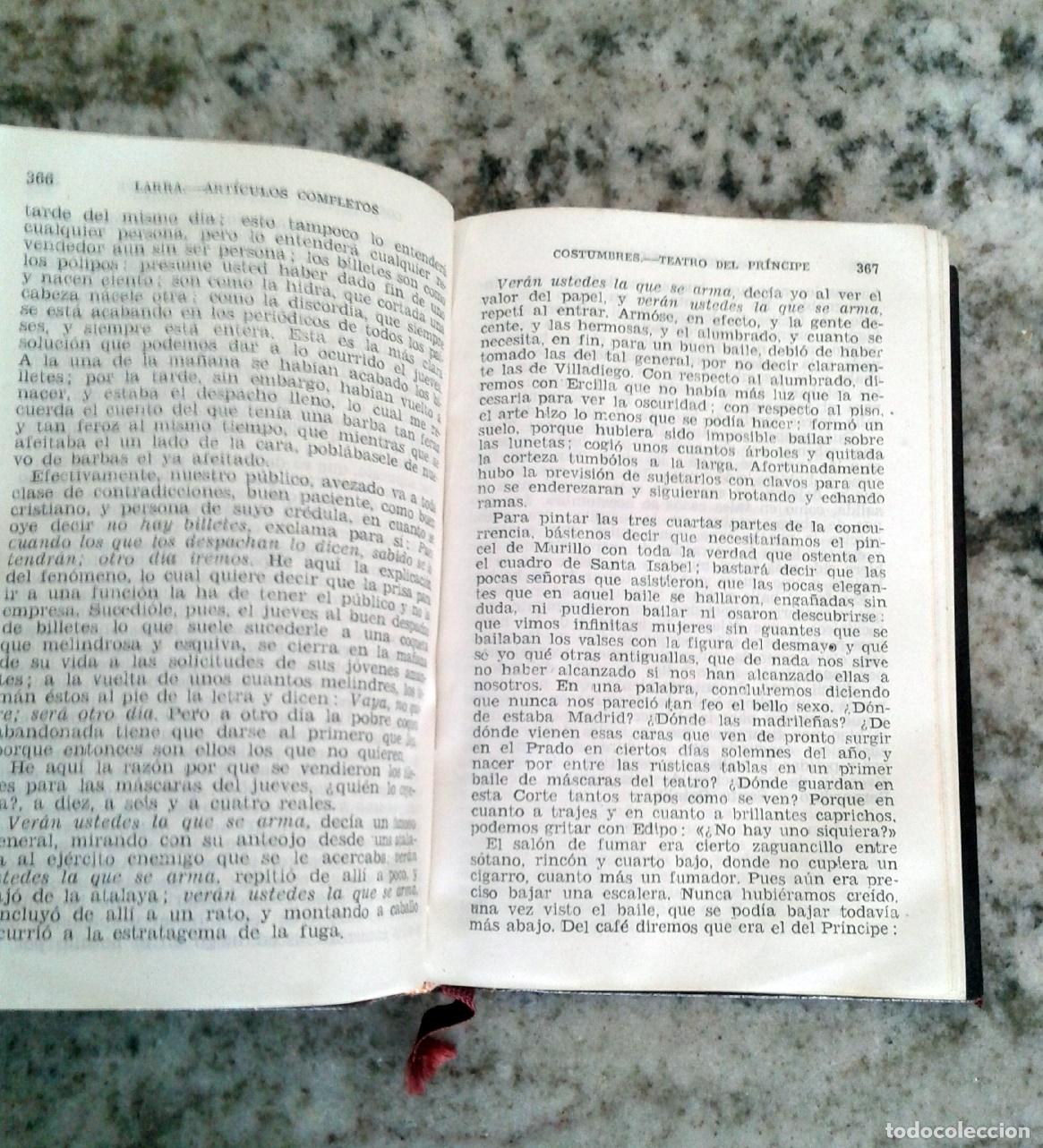 Libros: Mariano Jos&eacute; de Larra - Art&iacute;culos Completos - Foto 2