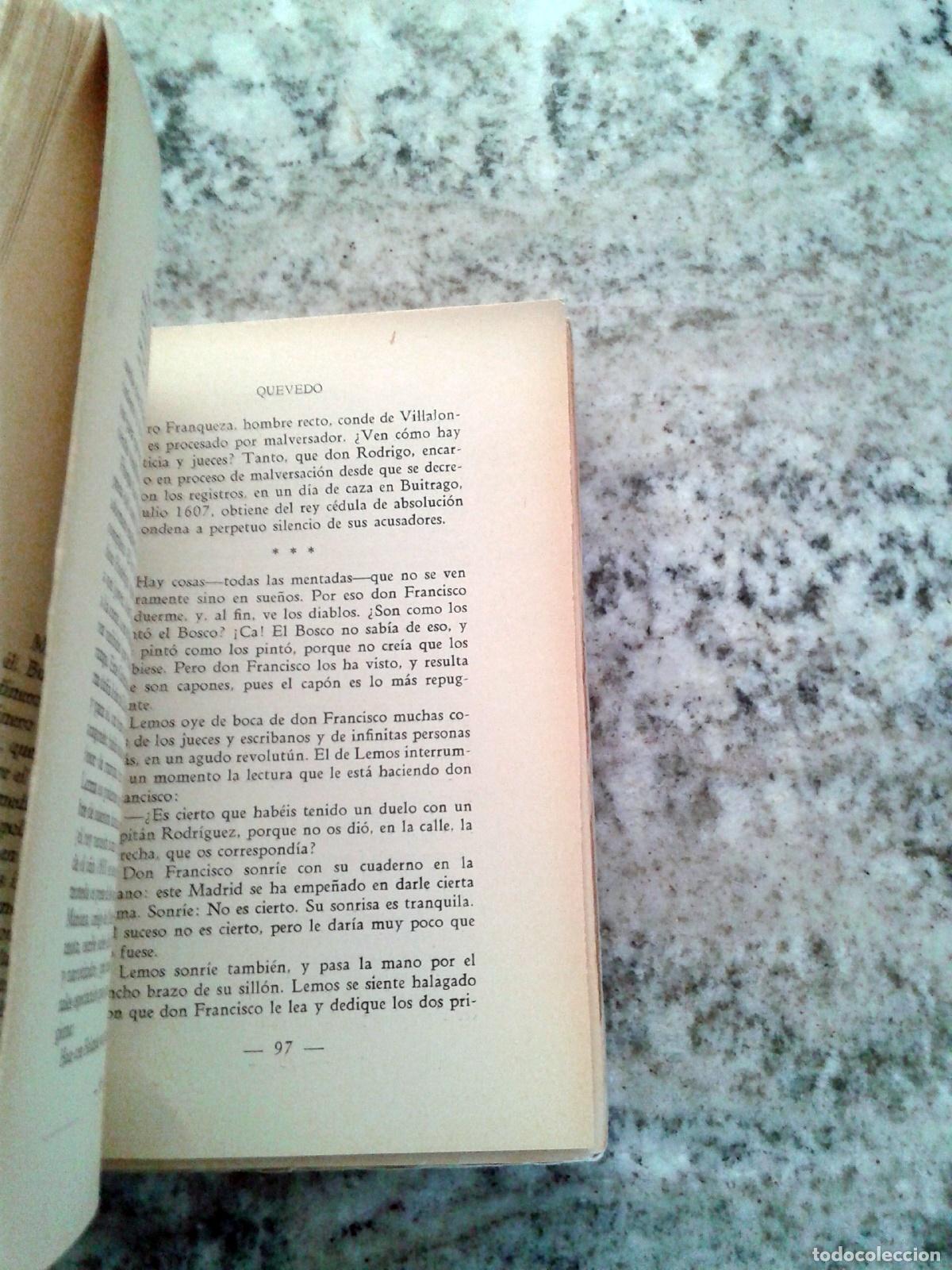 Libros: Antonio Porras - QUEVEDO - Foto 2