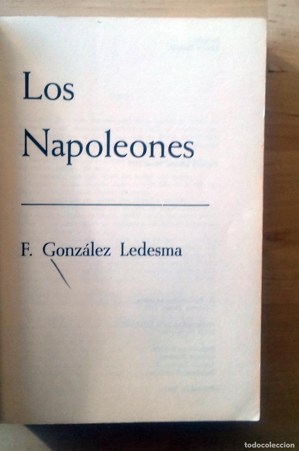 Libros: Francisco Gonz&aacute;lez Ledesma - LOS NAPOLEONES - Foto 2