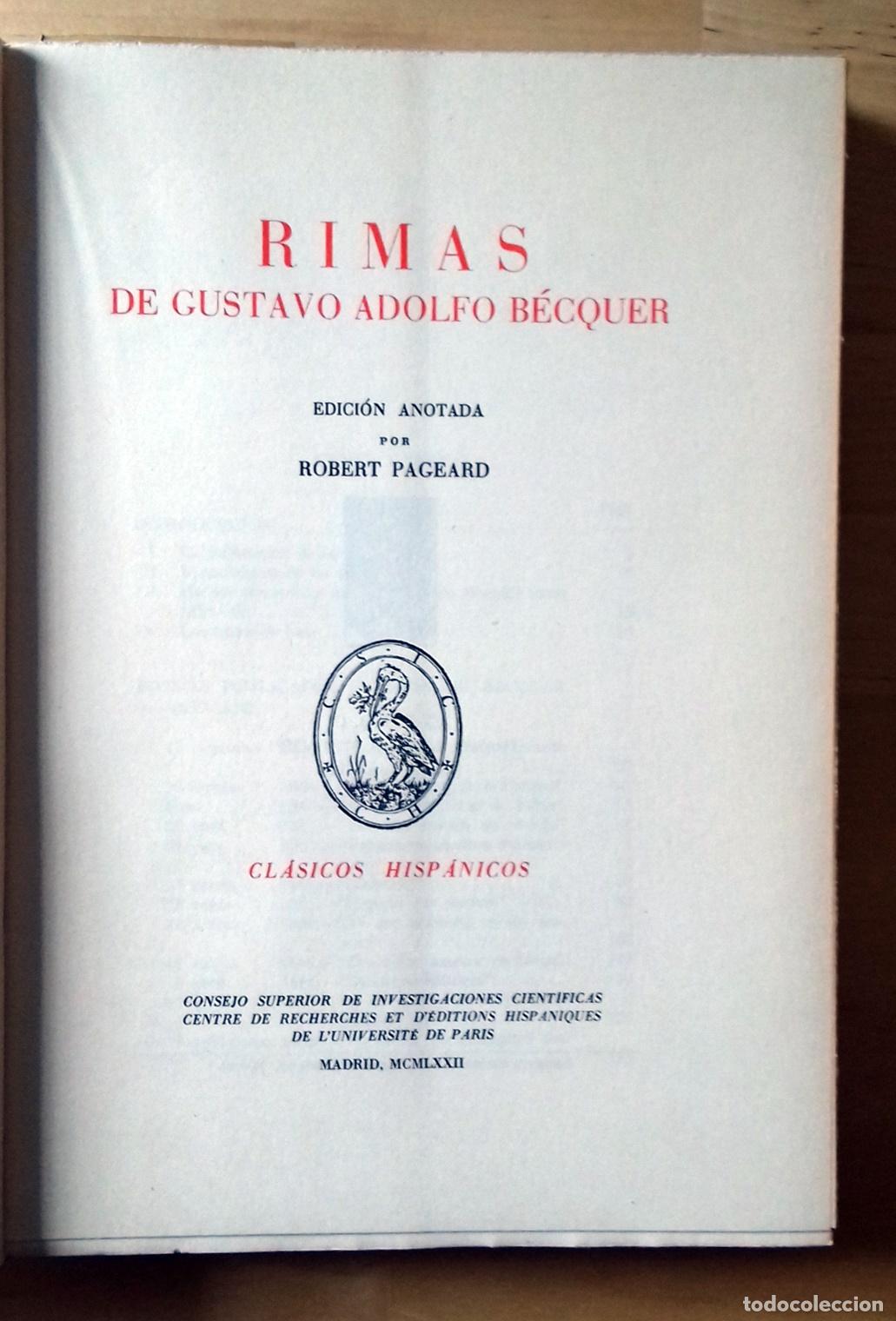 Libros: Gustavo Adolfo B&eacute;cquer - RIMAS - Foto 2