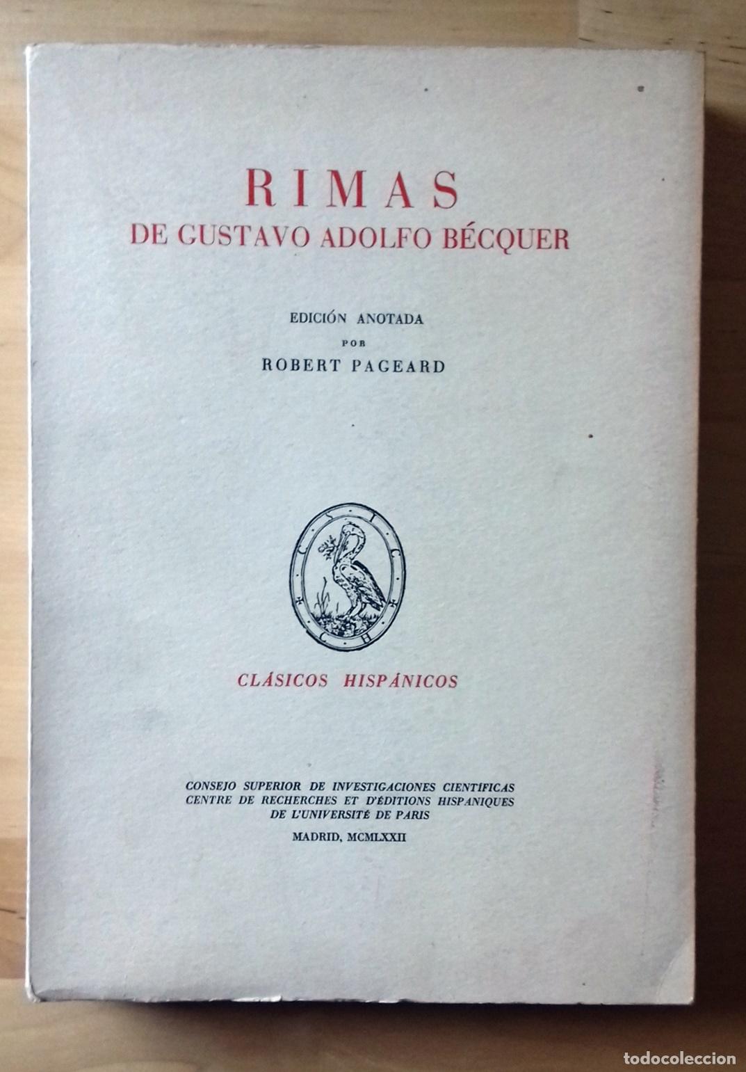 Libros: Gustavo Adolfo B&eacute;cquer - RIMAS - Foto 1