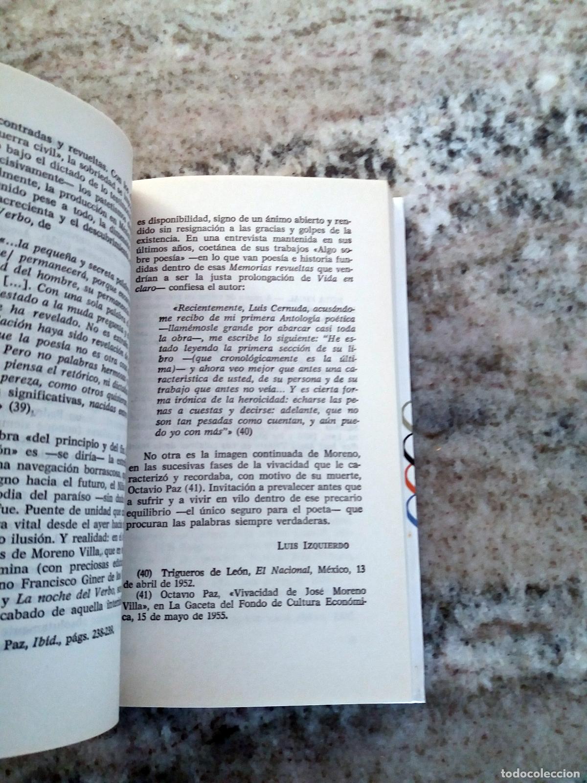 Libros: Jos&eacute; Moreno Villa - ANTOLOGIA - Foto 2