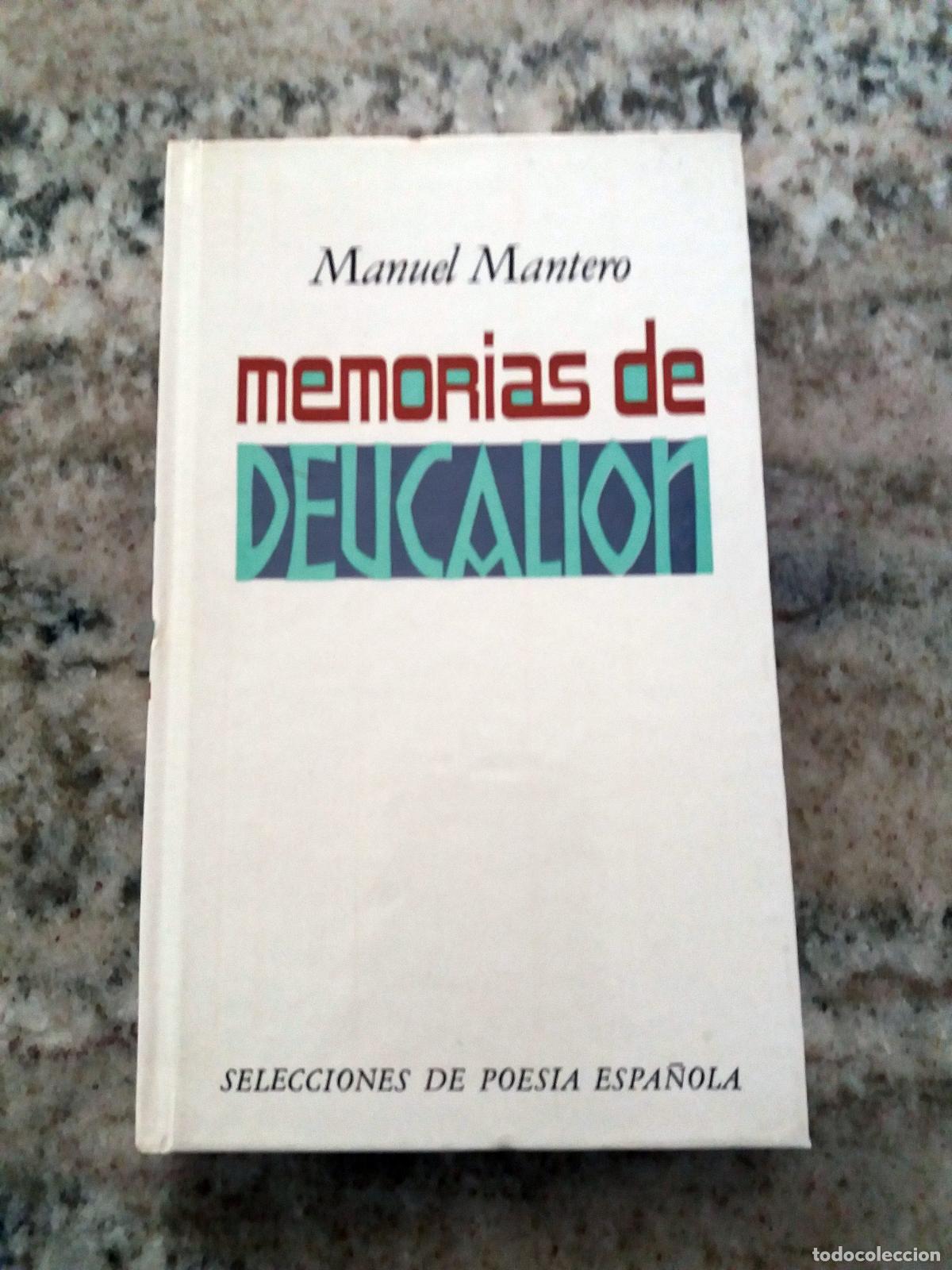 Libros: Mantero, Manuel - MEMORIAS DE DEUCALION - Foto 1