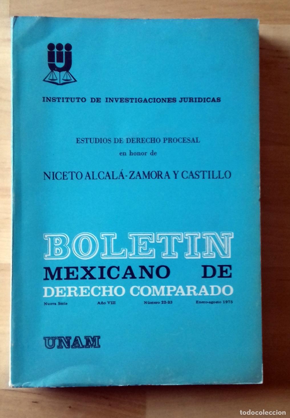 Livres: VV.AA. - ESTUDIOS DE DERECHO PROCESAL EN HONOR DE NICETO ALCAL&Aacute;-ZAMORA Y CASTILLO (N&uacute;mero especial)