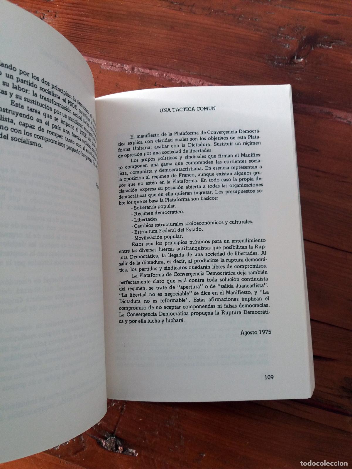 Libros: PSOE: LA RUPTURA DEMOCRATICA - Foto 3