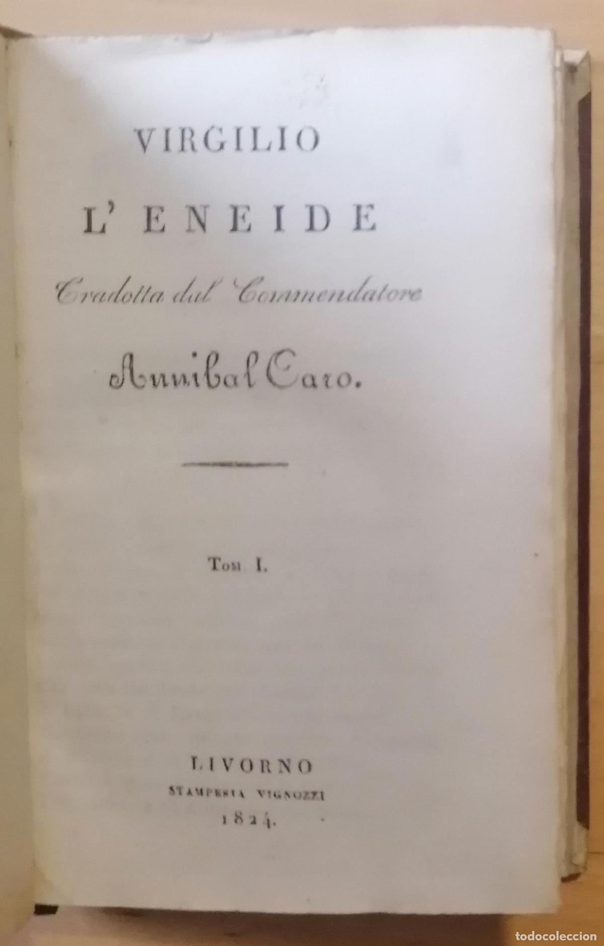 Libros: Virgilio - LENEIDE. Tom. I - Foto 1