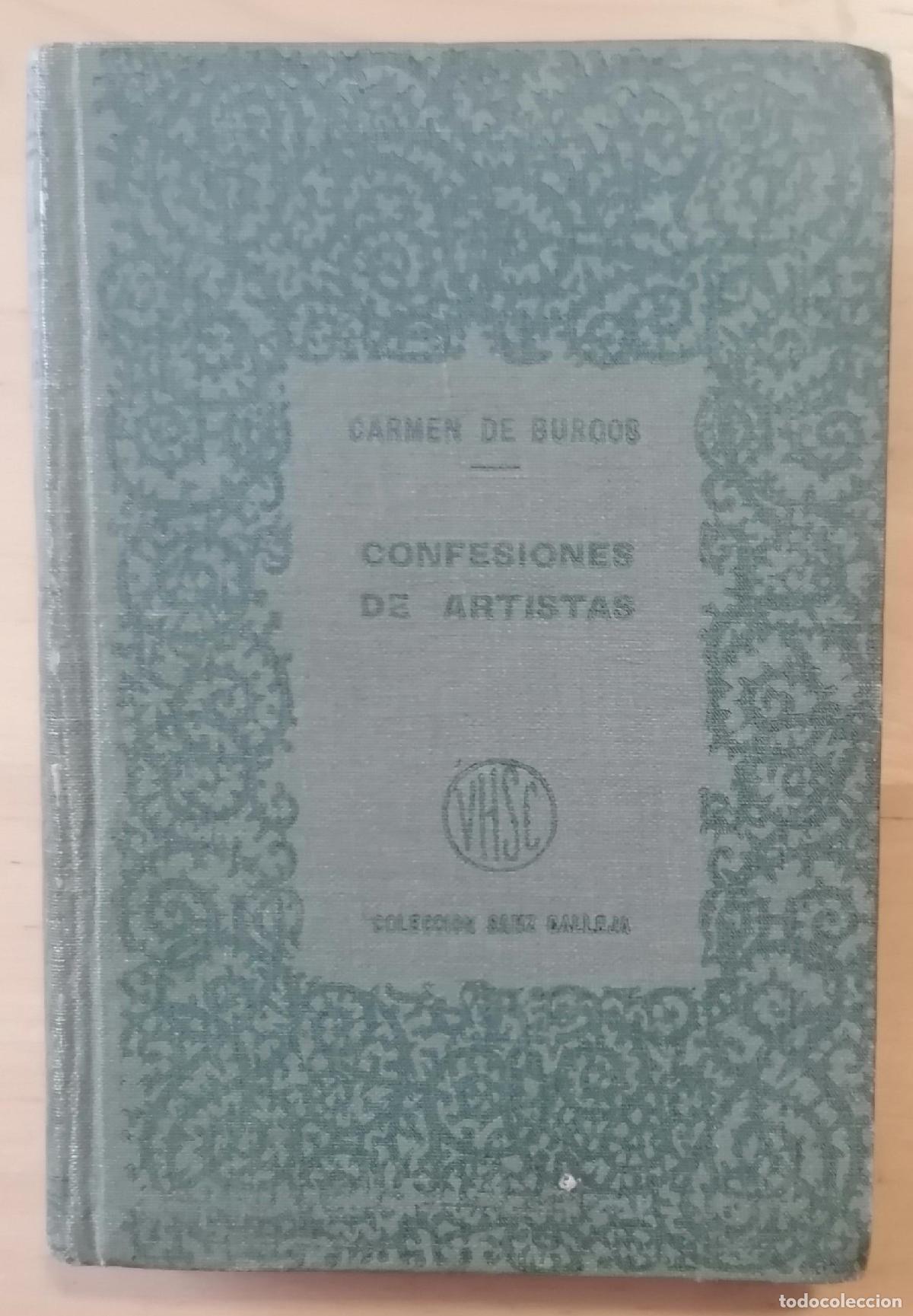 Livros em segunda m&atilde;o: Carmen de Burgos (Colombine) - CONFESIONES DE ARTISTAS. TOMO II