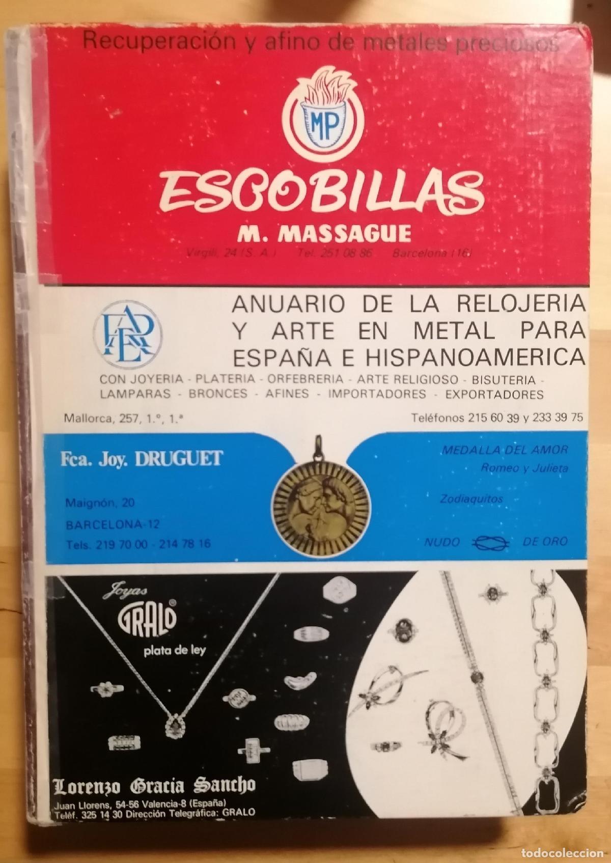 B&uuml;cher: VV.AA. - ANUARIO DE LA RELOJER&Iacute;A Y ARTE EN METAL PARA ESPA&Ntilde;A E HISPANOAM&Eacute;RICA 1975-1976