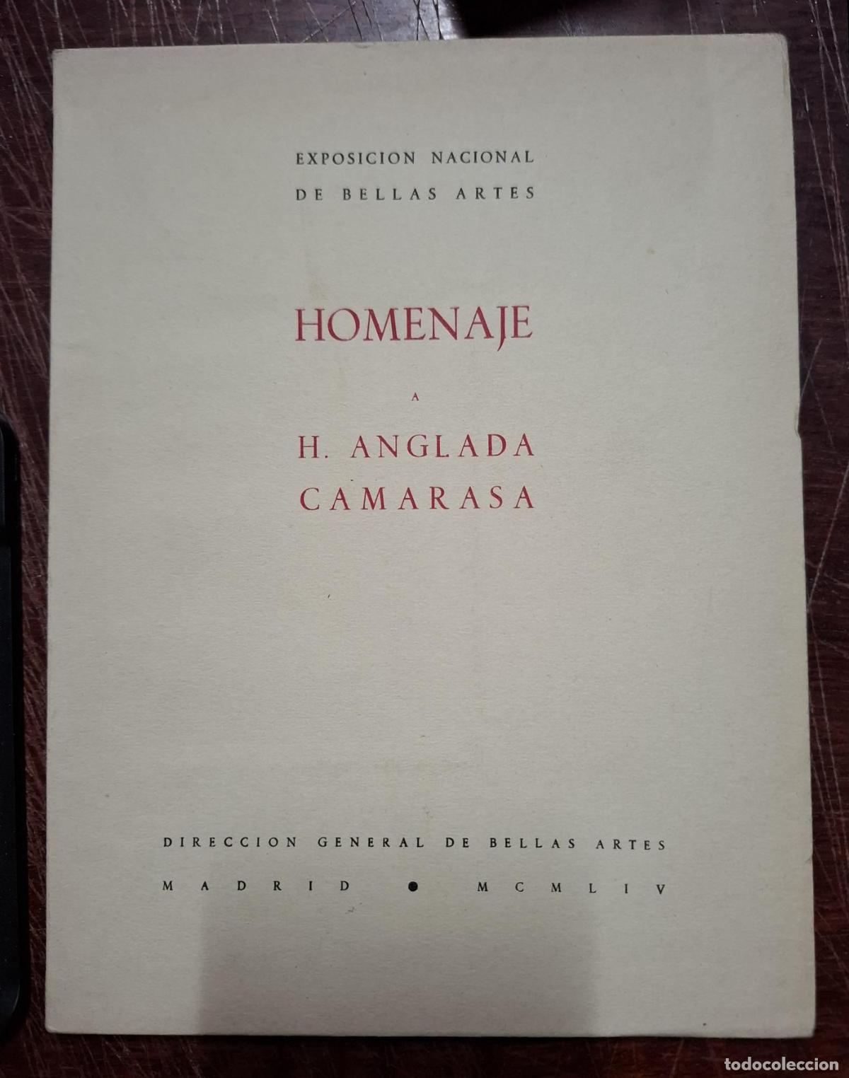 Libros: HOMENAJE A H. ANGLADA CAMARASA