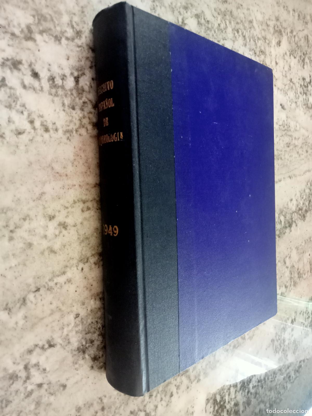 B&uuml;cher: VVAA - ARCHIVO ESPA&Ntilde;OL DE ARQUEOLOGIA. Tomo XXII. 1949