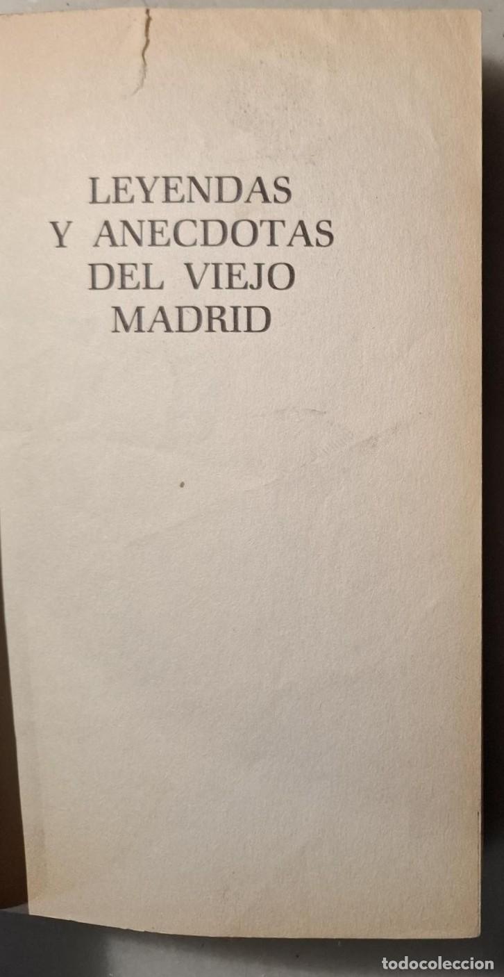 Libros: Francisco Azor&iacute;n - LEYENDAS Y AN&Eacute;CDOTAS DEL VIEJO MADRID - Foto 2