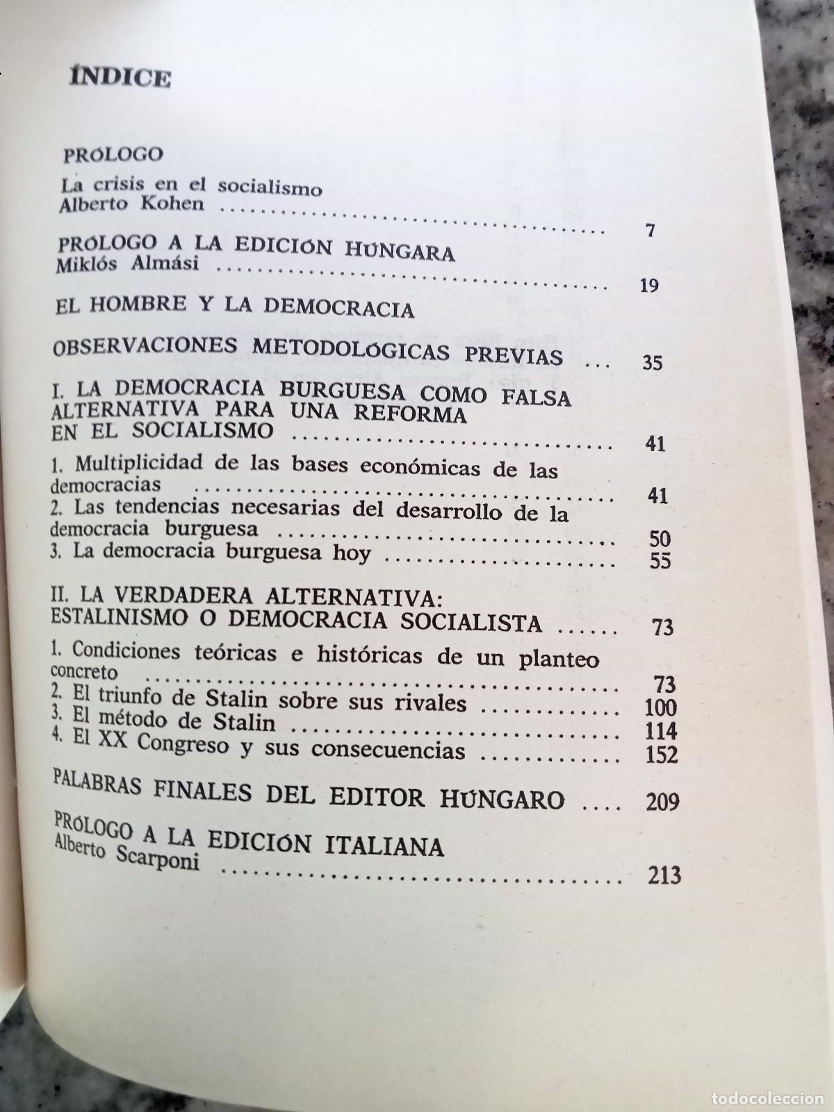 Libros: Georg Lukacs - EL HOMBRE Y LA DEMOCRACIA - Foto 3