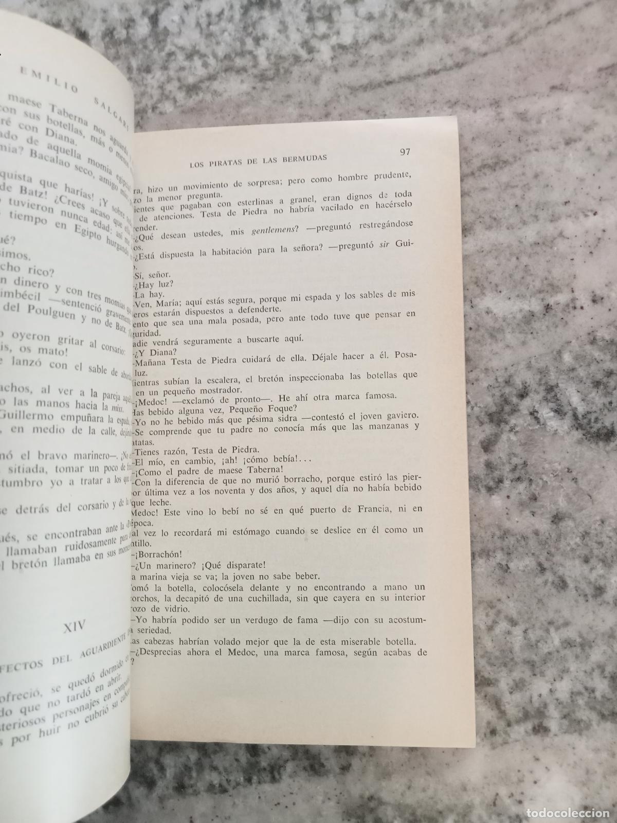 Libros: Emilio Salgari - LOS PIRATAS DE LAS BERMUDAS - DOS ABORDAJES - Foto 3