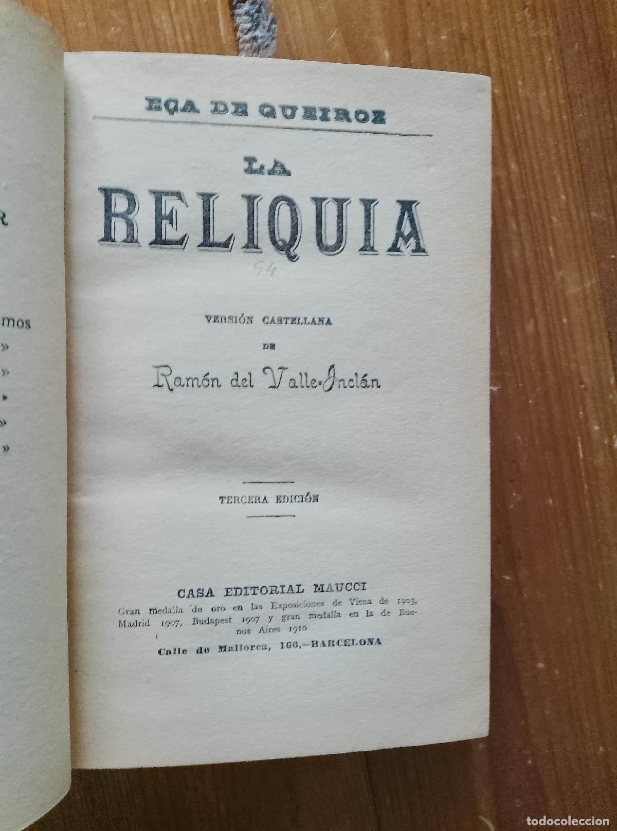 Libros: E&ccedil;a de Queir&oacute;z - LA RELIQUIA - Foto 2