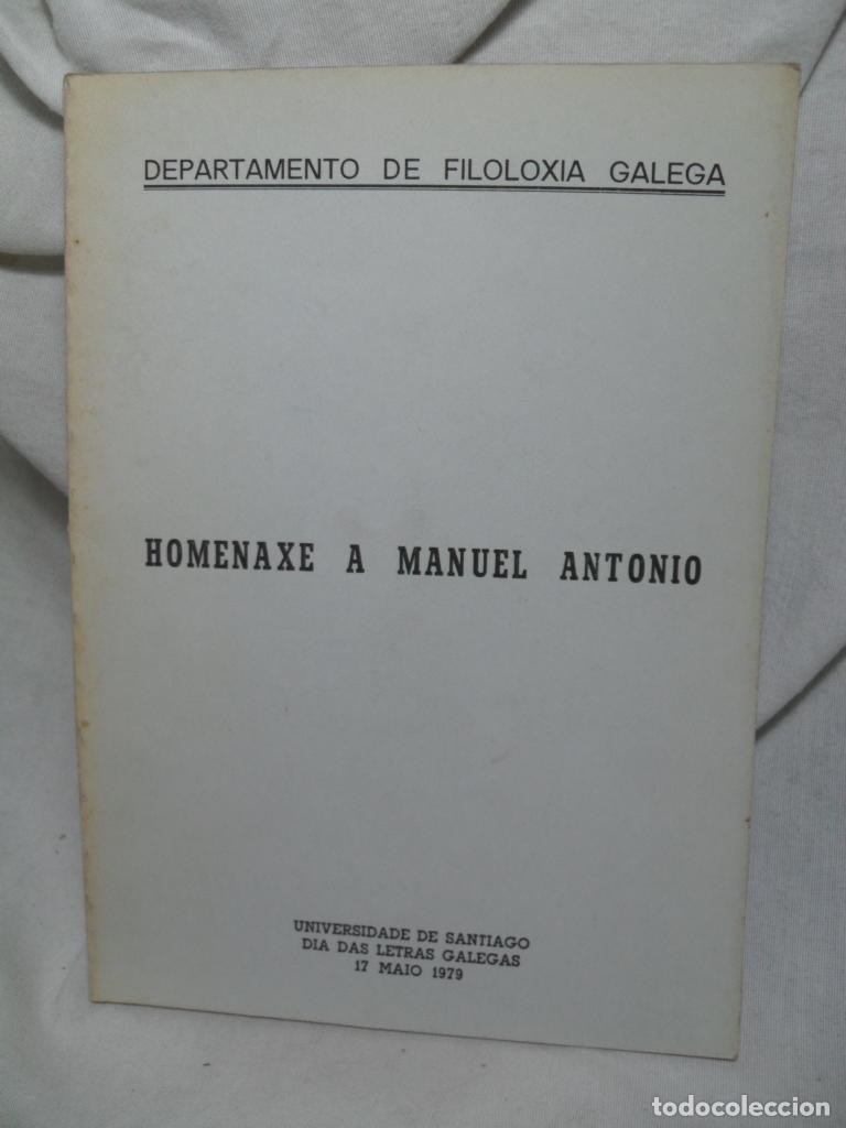Libros: HOMENAXE A MANUEL ANTONIO - VARIOS - Foto 1