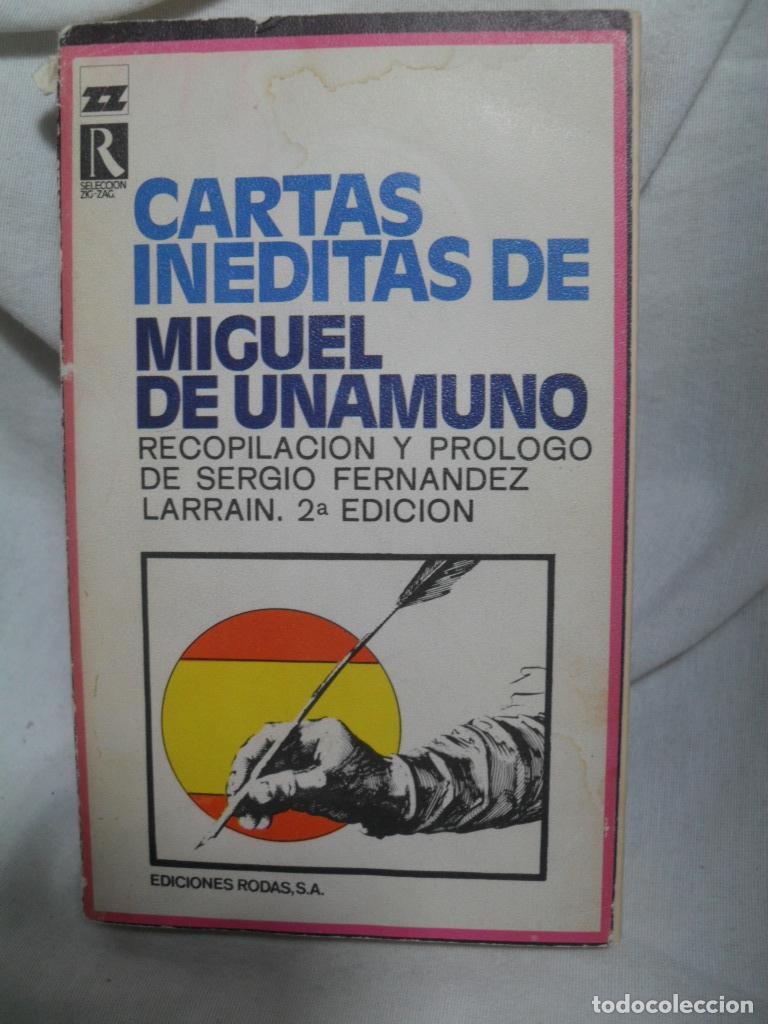 Libros: CARTAS INEDITAS - MIGUEL DE UNAMUNO - Foto 1