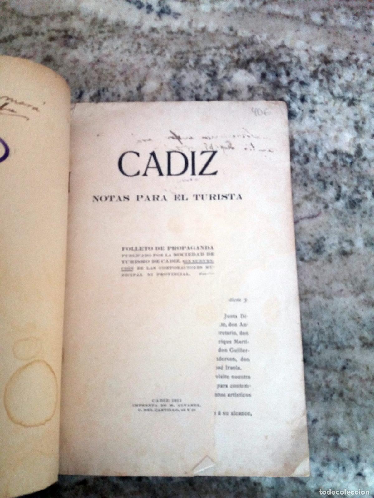 Libros: CADIZ. Notas para el turista - Foto 5