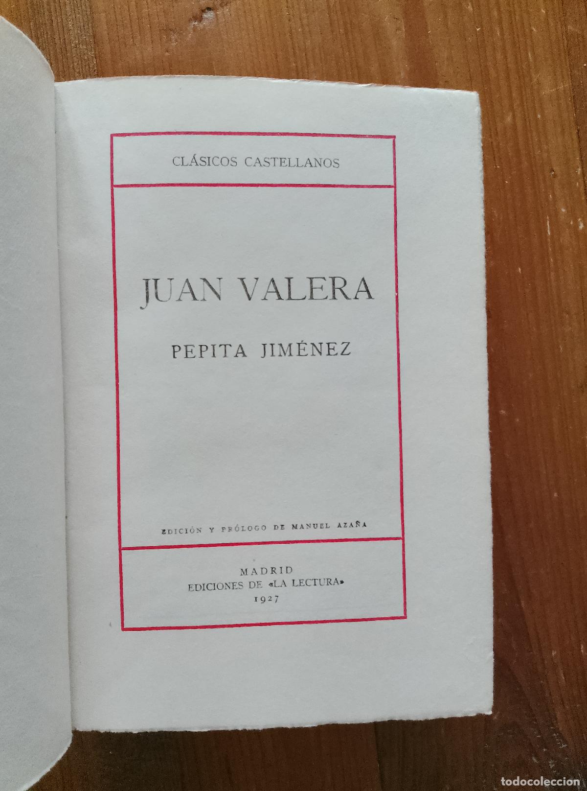 Libros: Juan Valera - PEPITA JIMENEZ - Foto 7