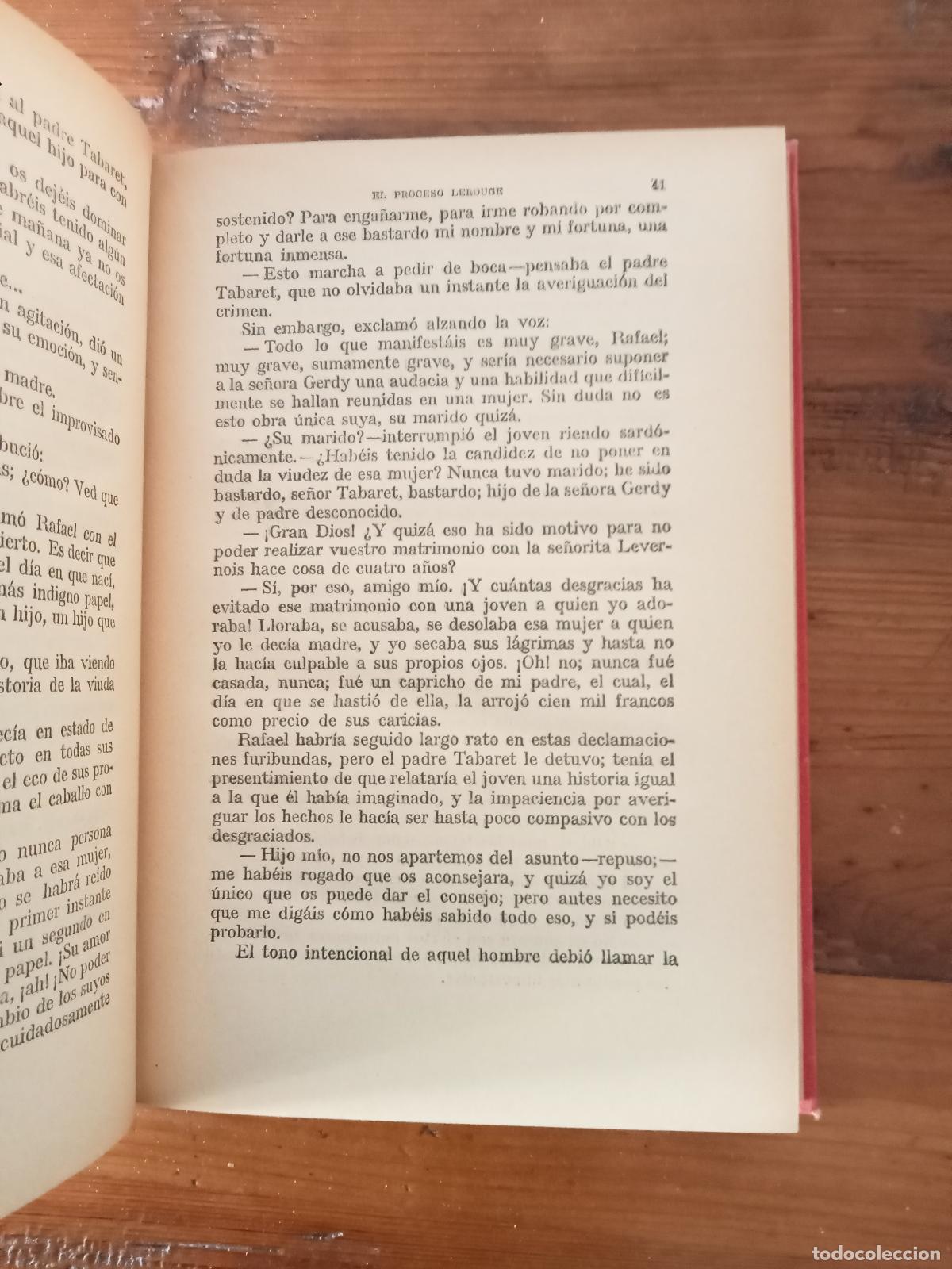Libros: Emilio Gaboriau - EL PROCESO LEROUGE - Foto 2