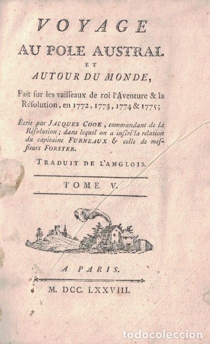 Libros: VOYAGE AU POLE AUSTRAL ET AUTOUR DU MONDE. Fait fur les vaisseaux de roi l&rsquo;Aventure & la R&eacute;solution