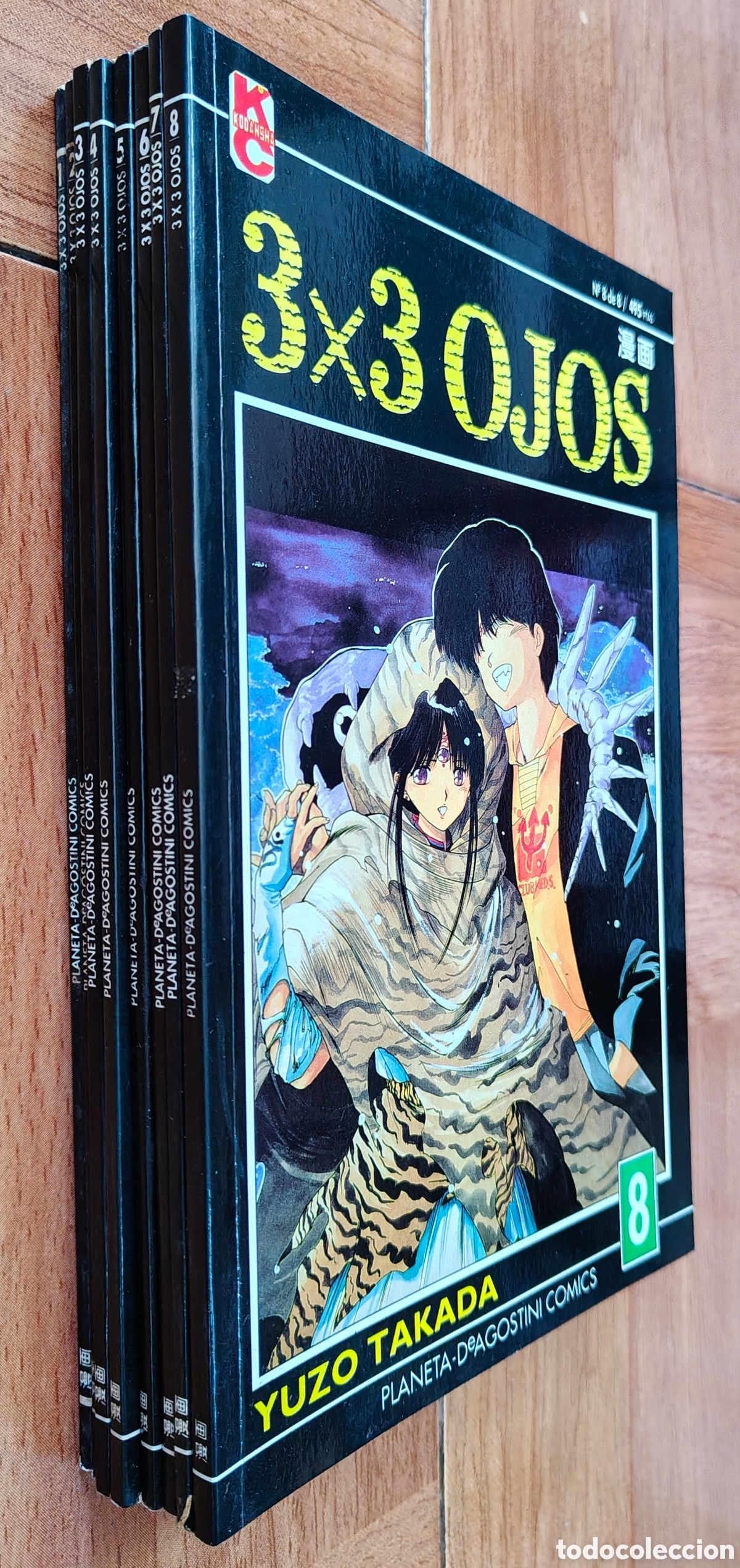 Libros: 3x3 Ojos � 8 N&uacute;meros � Completa - Yuzo Takada - Foto 1